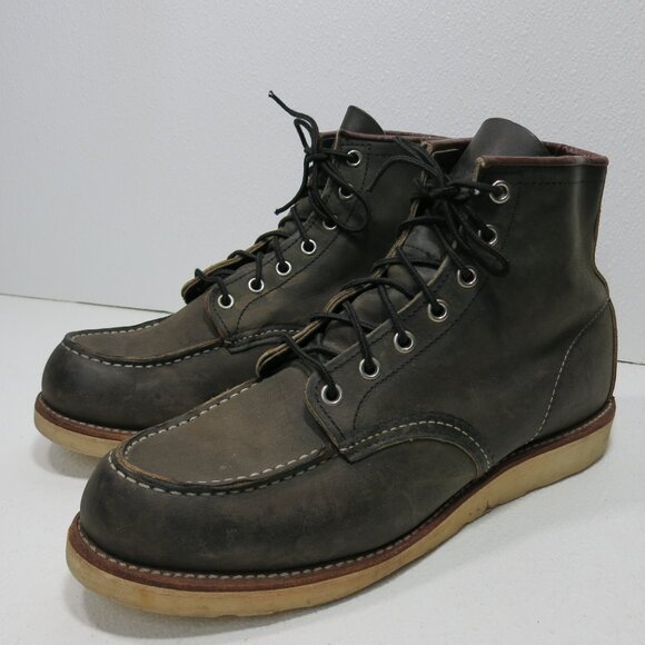 Red Wing Shoes Dark Brown Leather Boots - Picture 1 of 6